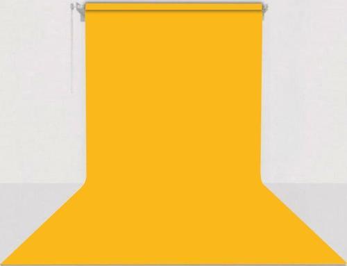Sabit (Tavan & Duvar) Kağıt Sonsuz Stüdyo Fon Perde (Deep Yellow) 2.70x11 Metre