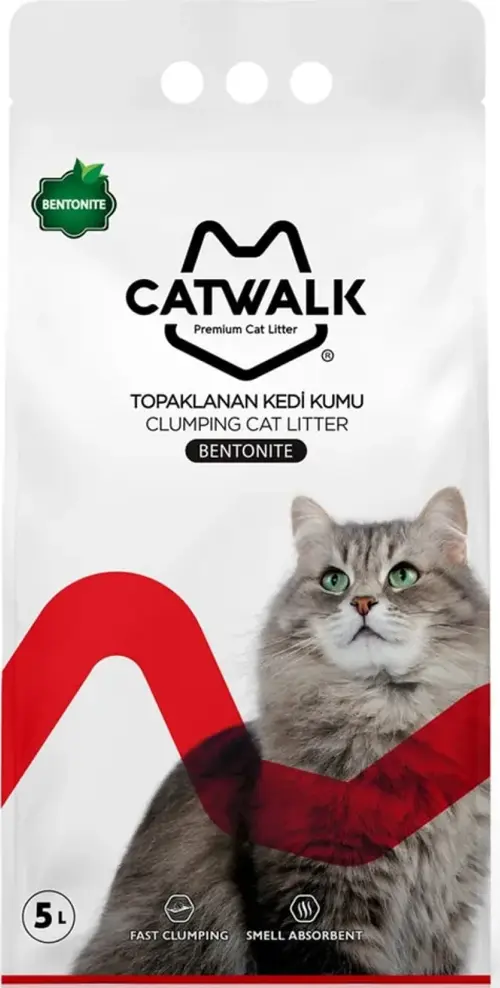 Bentonit Topaklanan Kedi Kumu 5 Lt