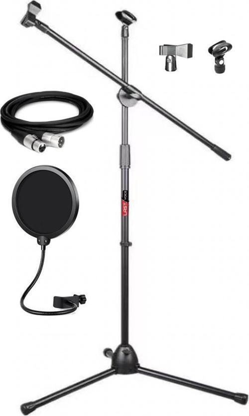 Ms06 Mikrofon Standı + Pop Filtre + XLR Kablo