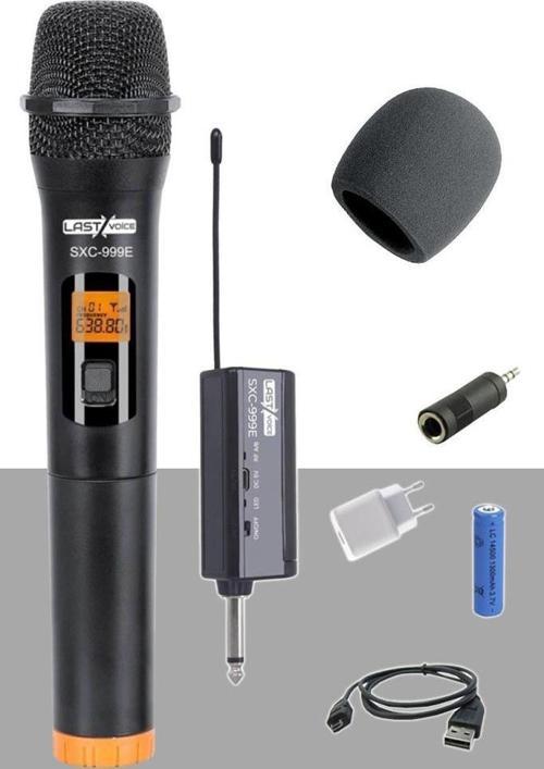 SXC-999E Şarjlı Telsiz Kablosuz EL Mikrofonu