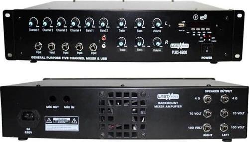 Plus-6800 Stereo Çift Trafolu 2x400 Watt Mikser Amfi