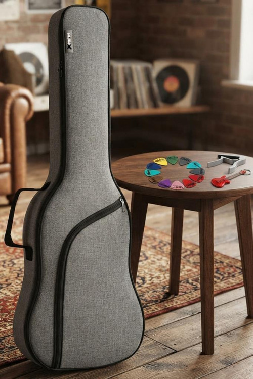 ELC-40 Case Elektro Gitar Çantası Gigbag Su Geçirmez Kalın Kılıf (Capo Hediye)