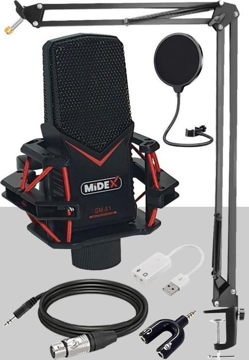 Gaming GMX1ST Oyuncu Mikrofonu Tak Çalıştır Oyun Mikrofonu (Bilgisayar ve Telefon)
