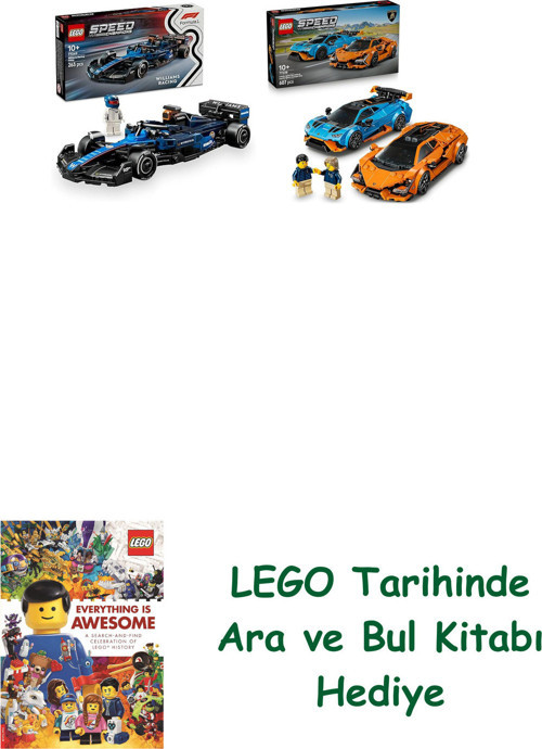 ® Araçlar Seti 180 (77249 + 77238) + Ara Ve Bul Kitabı Hediye