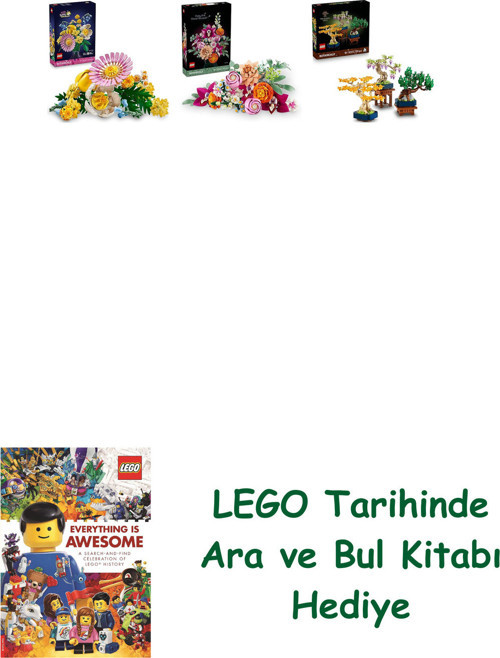® Botanicals Seti 173 (10347 + 10342 + 10373) + Ara Ve Bul Kitabı Hediye