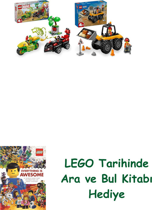 ® Araçlar Seti 71 (11198 + 60450) + Ara Ve Bul Kitabı Hediye