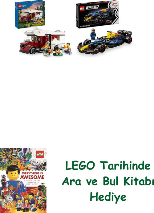 ® Araçlar Seti 113 (60454 + 77243) + Ara Ve Bul Kitabı Hediye