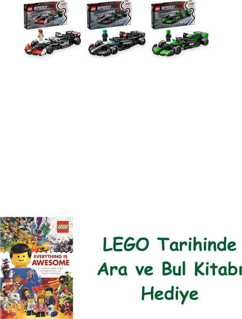 ® Araçlar Seti 311 (77250 + 77244 + 77247) + Ara Ve Bul Kitabı Hediye
