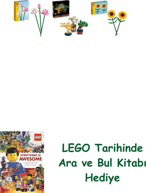 ® Botanicals Seti 137 (40647 + 10373 + 40524) + Ara Ve Bul Kitabı Hediye
