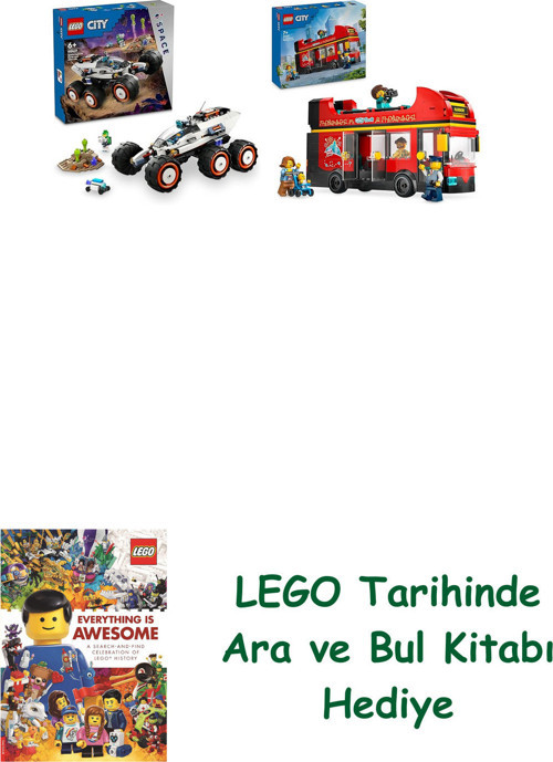 ® City Seti 3 (60431 + 60407) + Ara Ve Bul Kitabı Hediye + Ara Ve Bul Kitabı Hediye