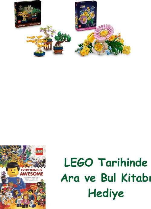 ® Botanicals Seti 42 (10373 + 10347) + Ara Ve Bul Kitabı Hediye