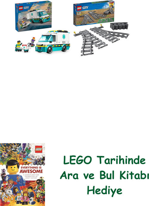 ® City Seti 74 (60451 + 60238) + Ara Ve Bul Kitabı Hediye + Ara Ve Bul Kitabı Hediye