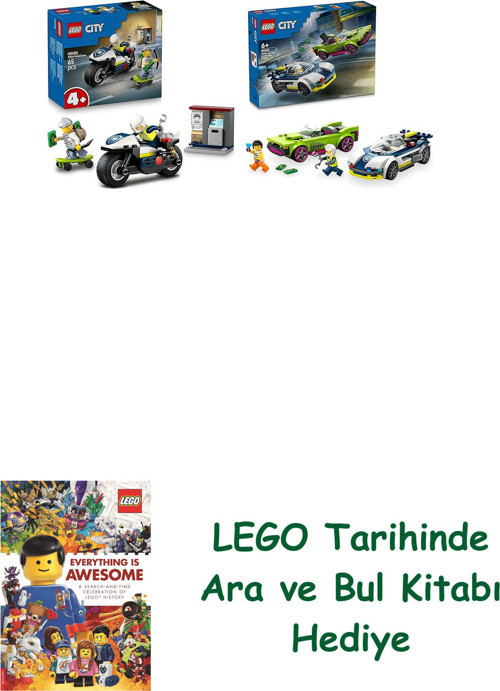 ® City Seti 76 (60455 + 60415) + Ara Ve Bul Kitabı Hediye + Ara Ve Bul Kitabı Hediye