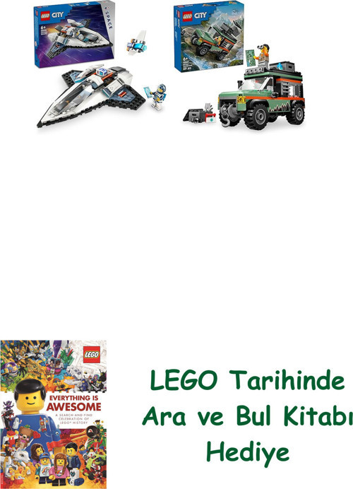 ® City Seti 33 (60430 + 60447) + Ara Ve Bul Kitabı Hediye + Ara Ve Bul Kitabı Hediye