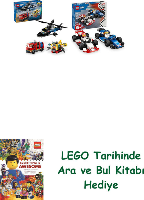 ® City Seti 101 (60462 + 60464) + Ara Ve Bul Kitabı Hediye + Ara Ve Bul Kitabı Hediye
