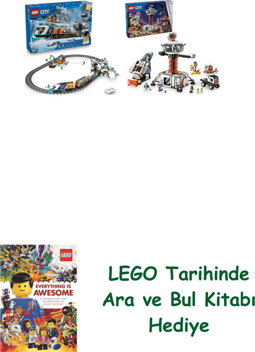 ® City Seti 128 (60470 + 60434) + Ara Ve Bul Kitabı Hediye + Ara Ve Bul Kitabı Hediye