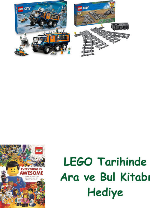 ® City Seti 102 (60471 + 60238) + Ara Ve Bul Kitabı Hediye + Ara Ve Bul Kitabı Hediye