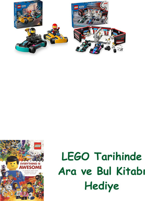 ® City Seti 115 (60400 + 60444) + Ara Ve Bul Kitabı Hediye + Ara Ve Bul Kitabı Hediye