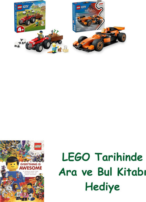 ® City Seti 131 (60461 + 60442) + Ara Ve Bul Kitabı Hediye + Ara Ve Bul Kitabı Hediye