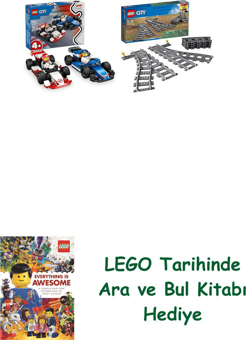 ® City Seti 40 (60464 + 60238) + Ara Ve Bul Kitabı Hediye + Ara Ve Bul Kitabı Hediye