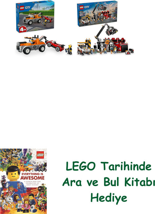 ® City Seti 187 (60435 + 60472) + Ara Ve Bul Kitabı Hediye + Ara Ve Bul Kitabı Hediye
