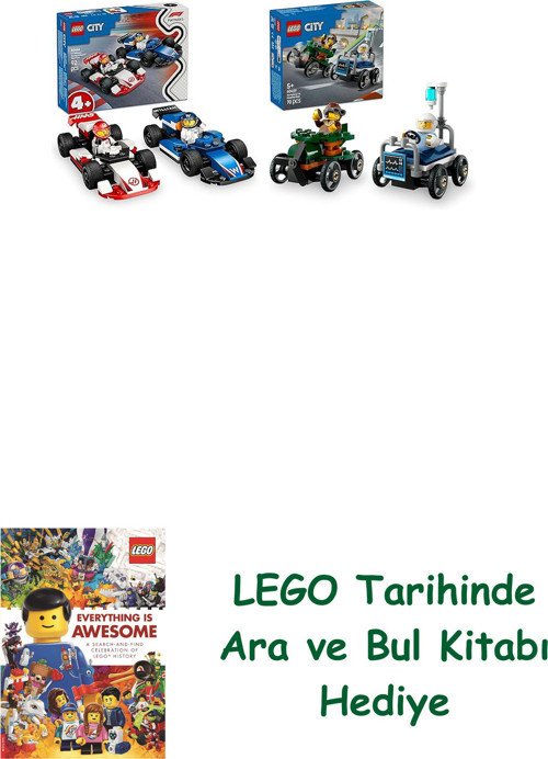 ® City Seti 17 (60464 + 60459) + Ara Ve Bul Kitabı Hediye + Ara Ve Bul Kitabı Hediye