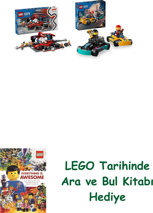 ® City Seti 97 (60443 + 60400) + Ara Ve Bul Kitabı Hediye + Ara Ve Bul Kitabı Hediye