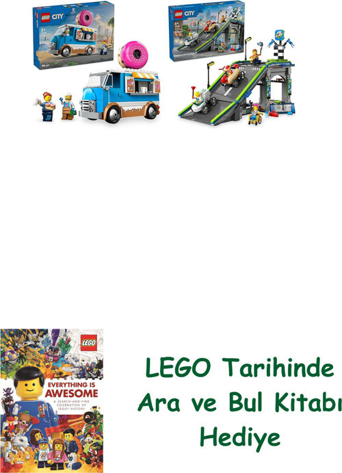 ® City Seti 69 (60452 + 60460) + Ara Ve Bul Kitabı Hediye + Ara Ve Bul Kitabı Hediye