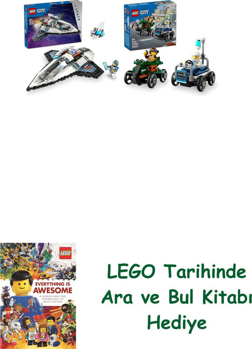 ® City Seti 158 (60430 + 60459) + Ara Ve Bul Kitabı Hediye + Ara Ve Bul Kitabı Hediye