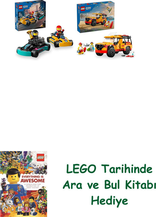 ® City Seti 170 (60400 + 60453) + Ara Ve Bul Kitabı Hediye + Ara Ve Bul Kitabı Hediye