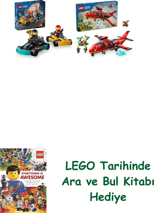 ® City Seti 176 (60400 + 60413) + Ara Ve Bul Kitabı Hediye + Ara Ve Bul Kitabı Hediye