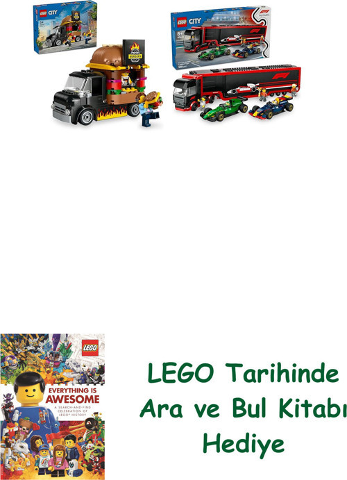 ® City Seti 188 (60404 + 60445) + Ara Ve Bul Kitabı Hediye + Ara Ve Bul Kitabı Hediye