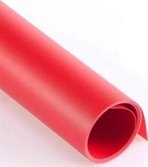 Stüdyo Fon Perde, PVC Arka Plan, Silinebilir, Kırışmaz (Kırmızı/Red) 120x200 Cm
