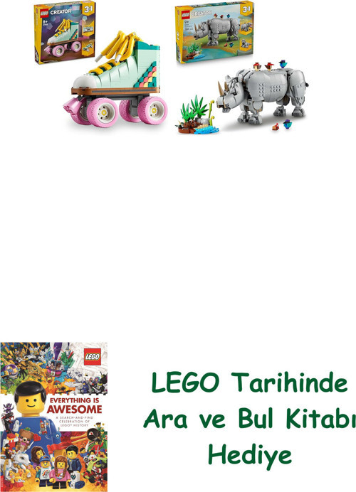 ® Creator Seti 43 (31148 + 31171) + Ara Ve Bul Kitabı Hediye