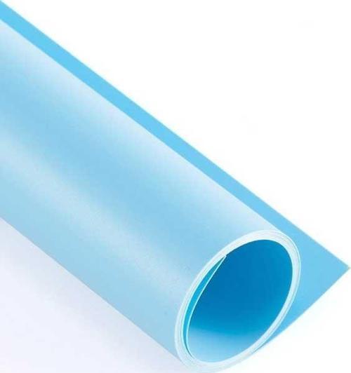 Stüdyo Fon Perde, PVC Arka Plan, Silinebilir, Kırışmaz (Mavi/Blue) 120x200 Cm
