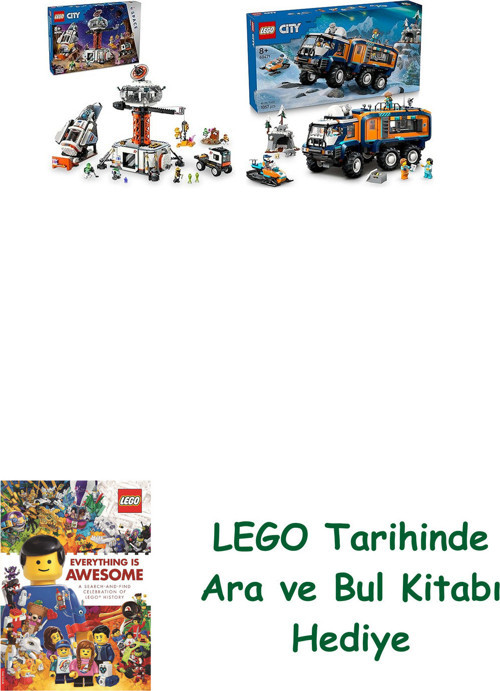 ® City Seti 151 (60434 + 60471) + Ara Ve Bul Kitabı Hediye + Ara Ve Bul Kitabı Hediye