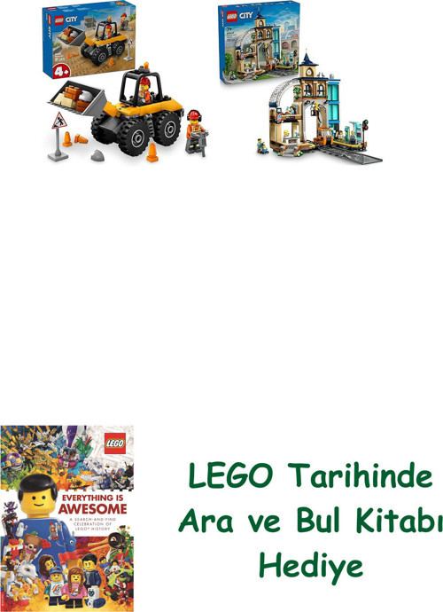 ® City Seti 157 (60450 + 60469) + Ara Ve Bul Kitabı Hediye + Ara Ve Bul Kitabı Hediye