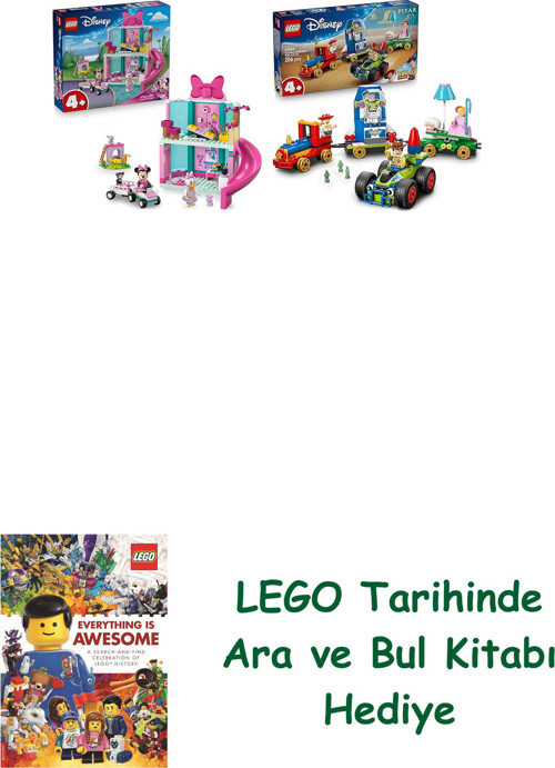 ® Disney Seti 34 (43274 + 43264) + Ara Ve Bul Kitabı Hediye