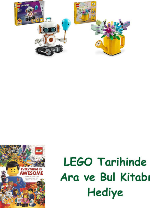 ® Creator Seti 27 (31164 + 31149) + Ara Ve Bul Kitabı Hediye