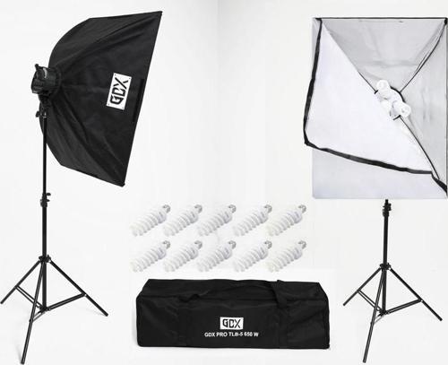 Tlb-5 Pro Light 650W 60X80 cm 2’li Softbox Seti