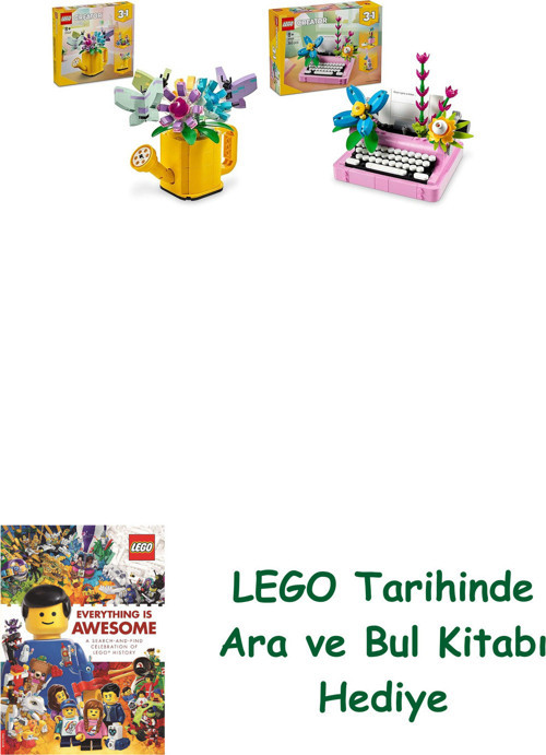 ® Creator Seti 46 (31149 + 31169) + Ara Ve Bul Kitabı Hediye