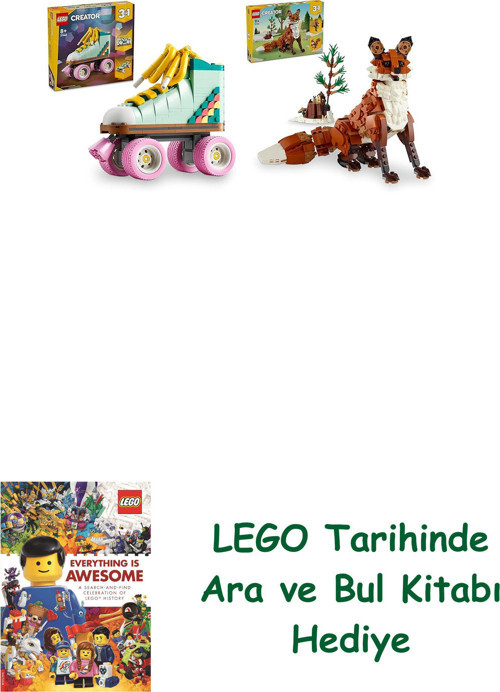 ® Creator Seti 73 (31148 + 31154) + Ara Ve Bul Kitabı Hediye