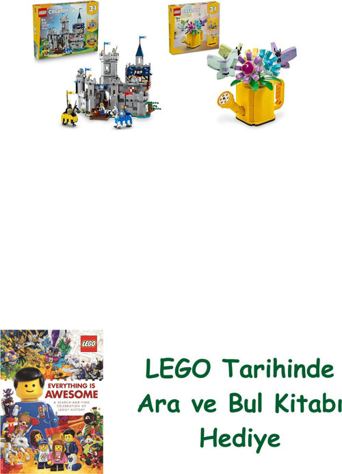 ® Creator Seti 5 (31168 + 31149) + Ara Ve Bul Kitabı Hediye