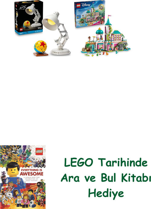® Disney Seti 65 (21357 + 43267) + Ara Ve Bul Kitabı Hediye
