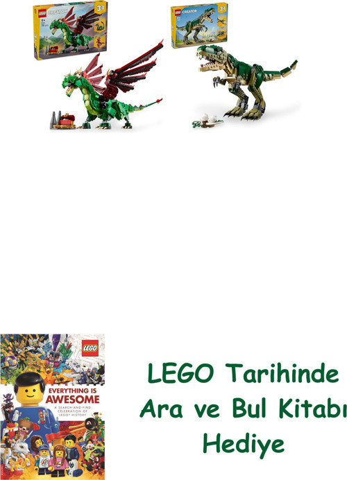 ® Creator Seti 97 (31161 + 31151) + Ara Ve Bul Kitabı Hediye