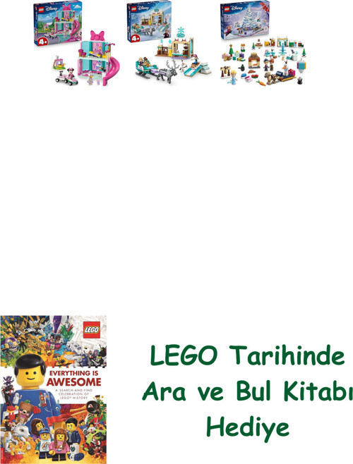® Disney Seti 122 (43274 + 43256 + 43273) + Ara Ve Bul Kitabı Hediye