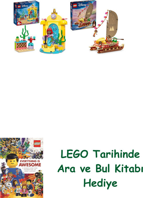 ® Disney Seti 60 (43235 + 43270) + Ara Ve Bul Kitabı Hediye