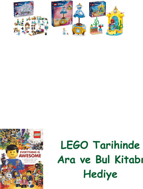 ® Disney Seti 129 (43273 + 43266 + 43235) + Ara Ve Bul Kitabı Hediye