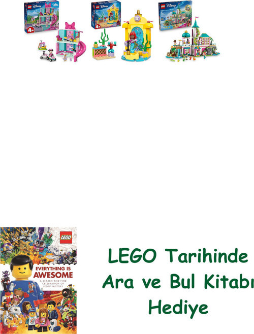 ® Disney Seti 197 (43274 + 43235 + 43267) + Ara Ve Bul Kitabı Hediye