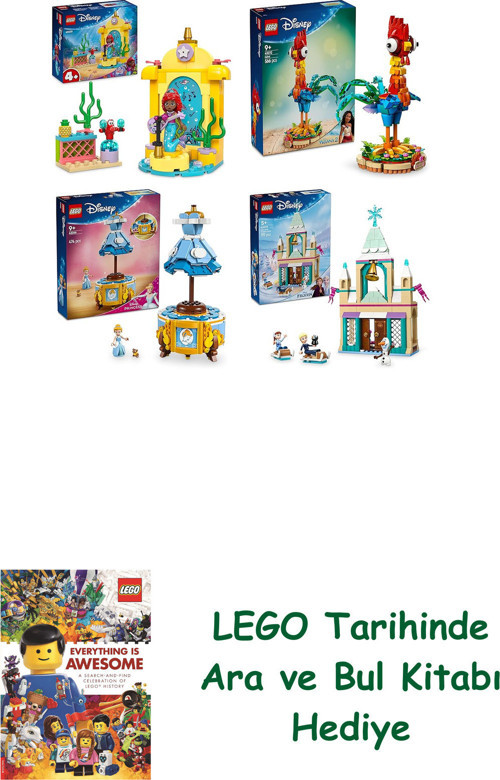 ® Disney Seti 243 (43235 + 43272 + 43266 + 43265) + Ara Ve Bul Kitabı Hediye